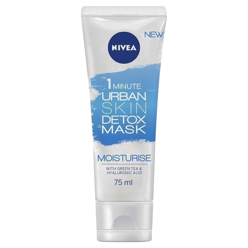 Mask перевод. Nivea Urban Skin Detox Mask. Nivea 1 minute Urban Skin Detox Mask 75ml. Nivea Urban детокс Mask moisturise. Нивея детокс маска голубая.