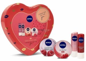 Nivea set box+2x krém+2xbalzam na pery