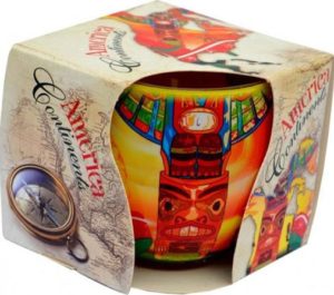 Vonná sviečka sklo 100g-America continen