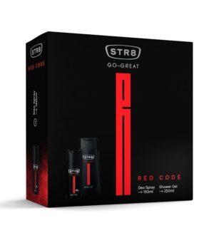 STR8 set sprchový gél 250ml + deodorant 150ml-Red code