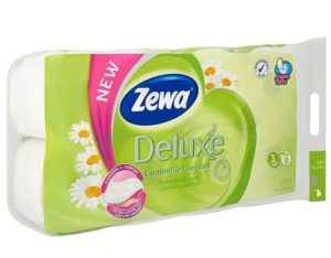 Zewa toaletný papier Deluxe 8ks, 3vrs.-Camomile comfort