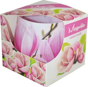 Vonná sviečka sklo 100g-Magnolia