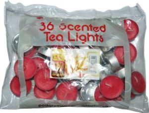 Vonné Čajové sviečky 36ks-Chrismas