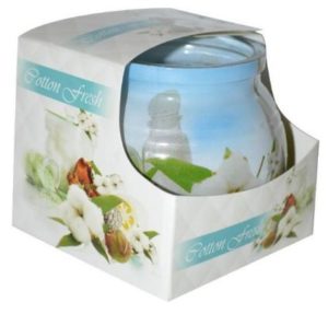 Vonná sviečka sklo 100g-Cotton Fresh