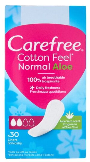 Carefree slipové vložky 30ks- Cotton Feel Normal Aloe