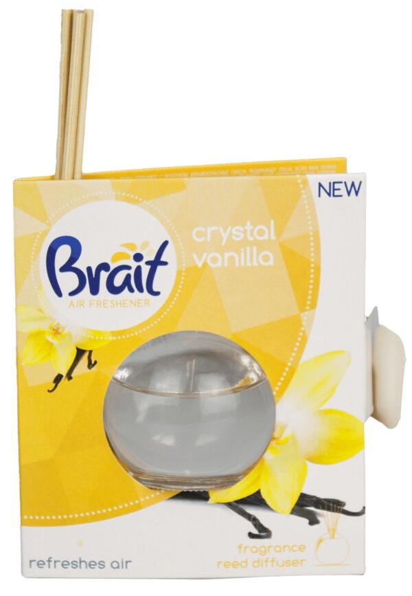 Brait difuzer vonné tyčinky 40ml- Crystal Vanilla – Obrázok 1