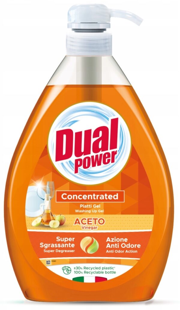 Dual antibakteriálny saponát s dávkovačom 1L-Aceto – Obrázok 1