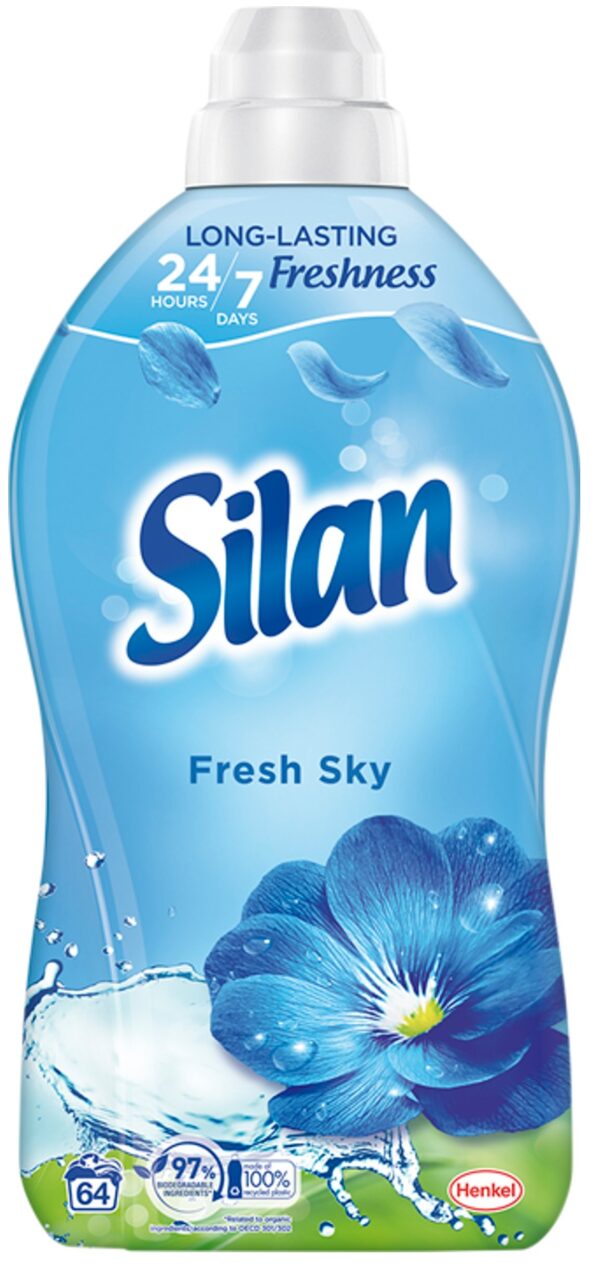 Silan aviváž 1,408L/ 64praní -Fresh Sky – Obrázok 1