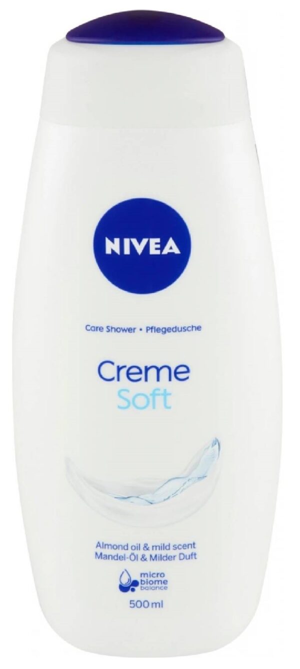 Nivea sprchový gél 500ml-Creme Soft – Obrázok 1