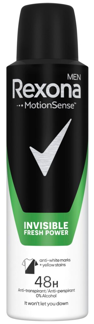 Rexona deodorant men 150ml-Invisible B&W - Fresh Power