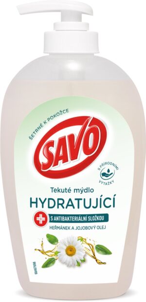 Savo tekuté antibakteriálne mydlo na ruky 250ml-Harmanček & Jojobový olej
