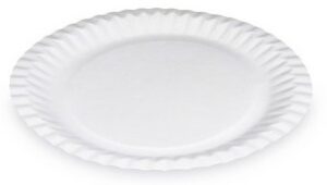 Papierový tanier (FSC Recycled) biely 23cm 15ks