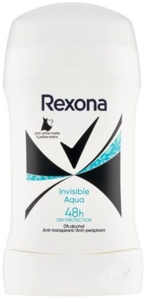 Rexona stick 50ml-Invisible B&W- Aqua