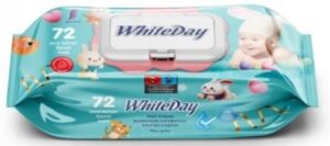Whiteday vlhčené obrúsky 72ks-Rabbit