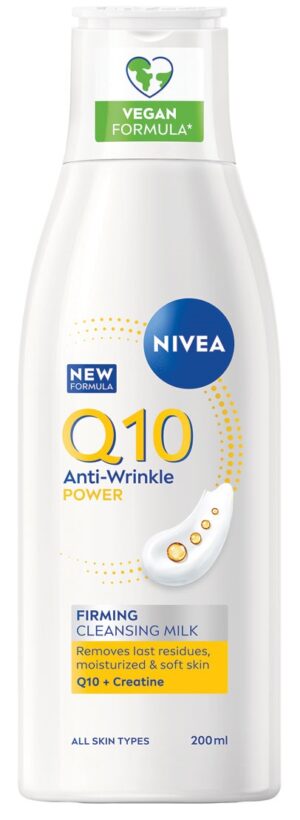Nivea Ošetrujúce čistiace pleťová mlieko Q10 200ml-Pre citlivú pleť
